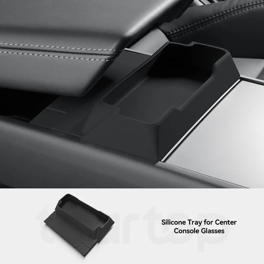 Tcartop Center Console Glasses Tray for Tesla Y Juniper 25+ / 3 Highland 24+ / YL 25-26