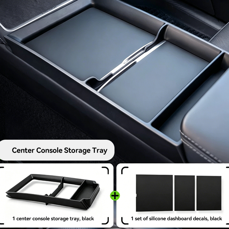 tcartop Center Console Storage Tray for Tesla Model 3 Highland 24+ / Y Juniper 25+ / YL (25-26)