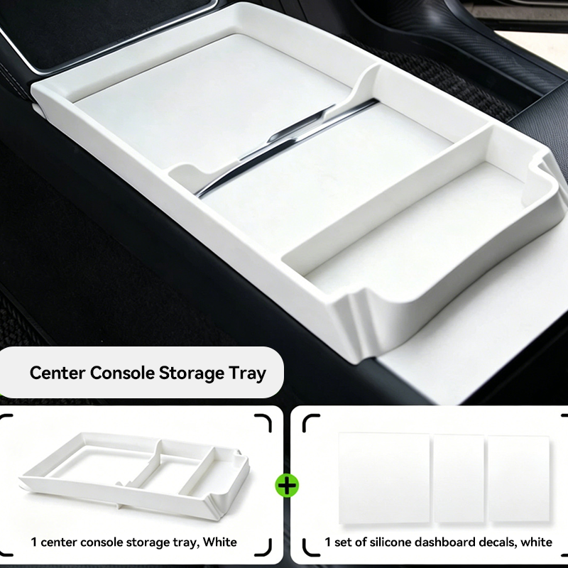 tcartop Center Console Storage Tray for Tesla Model 3 Highland 24+ / Y Juniper 25+ / YL (25-26)