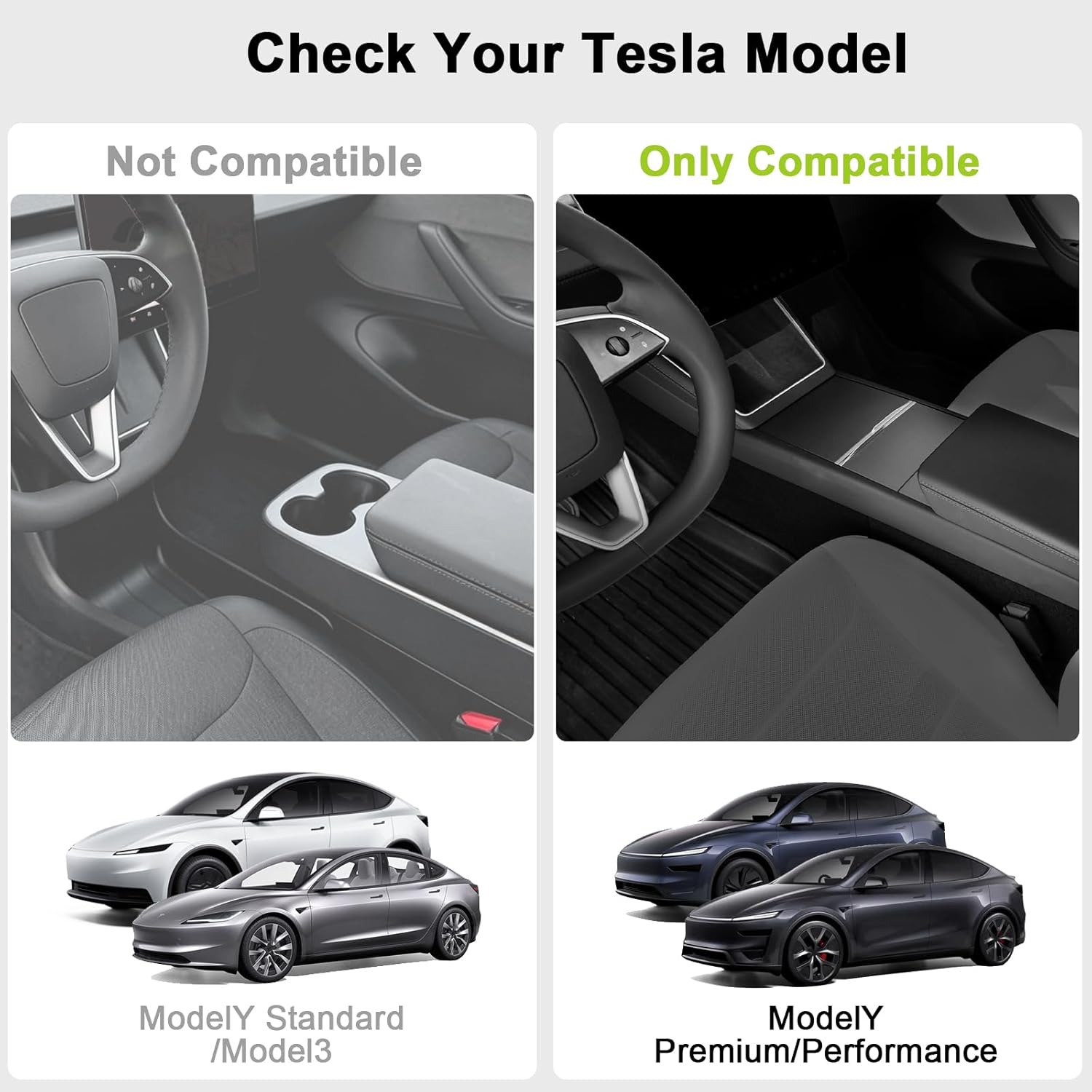 Floor Mats for 2025 2026 Tesla Model Y Juniper, 8PCS All Weather Full Set Cargo Liners Accessories, 3D TPE Odorless Trunk Frunk Rear Mats & Trunk Sill Guard for 5-Seater (Not Fit 7-Seat & Standard)
