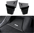Trunk Storage Bins for 2025 2026 Tesla Model Y Juniper | 2PCS TPE Rear Cargo Side Organizer Boxes with Lids for 5-Seater